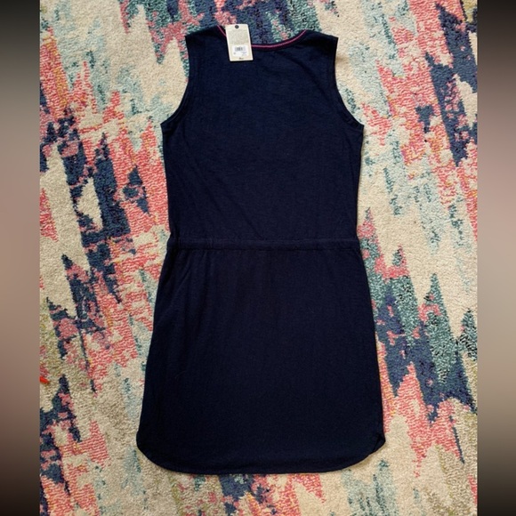 NWT! G. H. Bass & Co sleeveless 100% cotton dress. Tie waist with tribal design - Picture 2 of 7